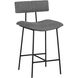 Buca 35.75 inch Belfast Koala Grey Counter Stool